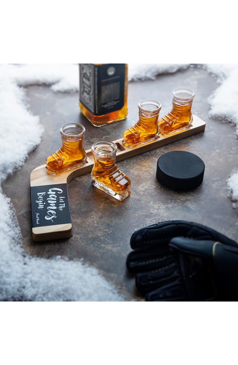 FINAL TOUCH Hockey Shot Flight Set, Alternate, color, Clear