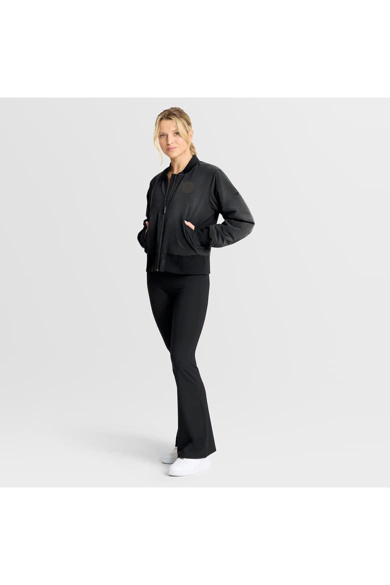 Women's Fanatics Black Boston Bruins Authentic Pro Road Full-Zip Bomber Jacket, Alternate, color, Black