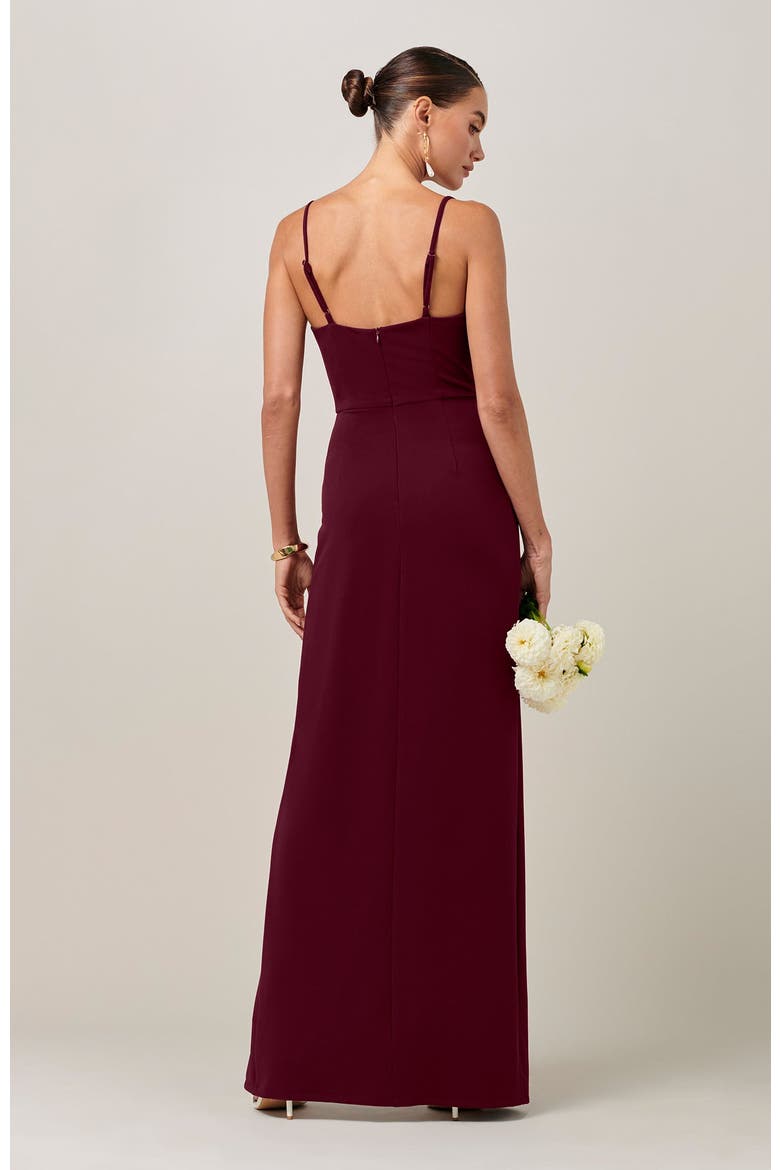 Gemma Dress, Alternate, color, Burgundy