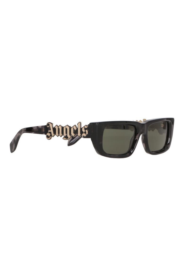 Milford Rectangular Sunglasses, Alternate, color, BLACK HAVANA GREEN