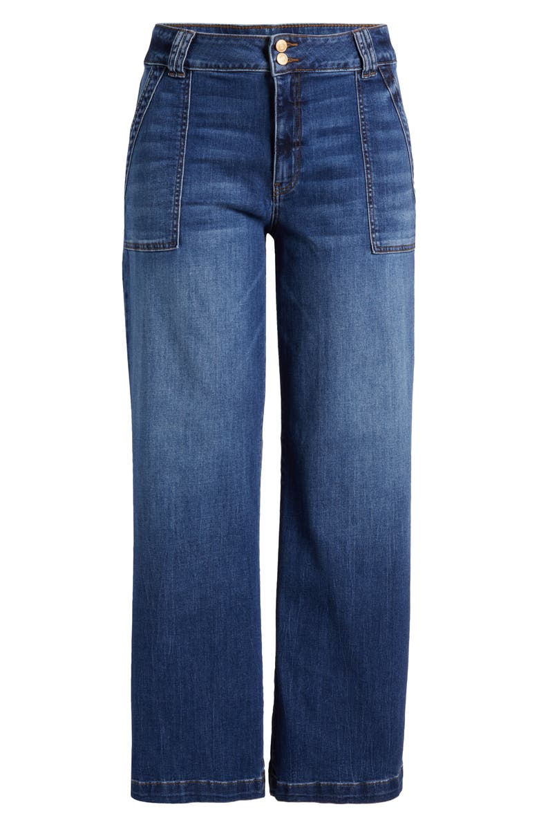 KUT from the Kloth Jodi High Waist Wide Leg Utility Jeans, Alternate, color, 