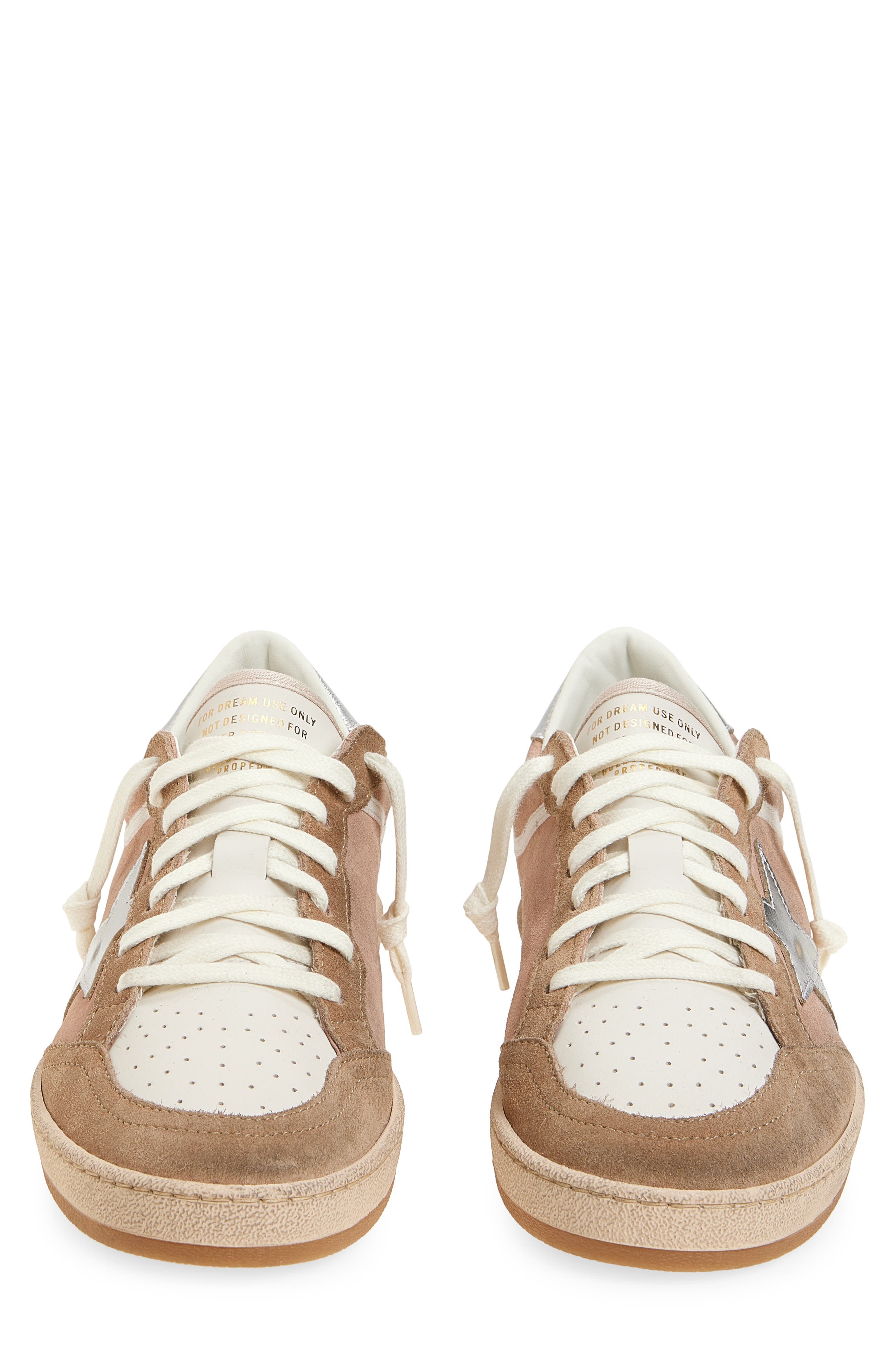 Golden Goose Ball Star Low Top Sneaker, Alternate, color, Pink/ Warm Beige/ Cream