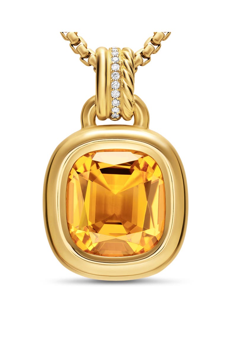 DY Mercer® Semiprecious Stone Amulet, Alternate, color, CITRINE DIAMOND