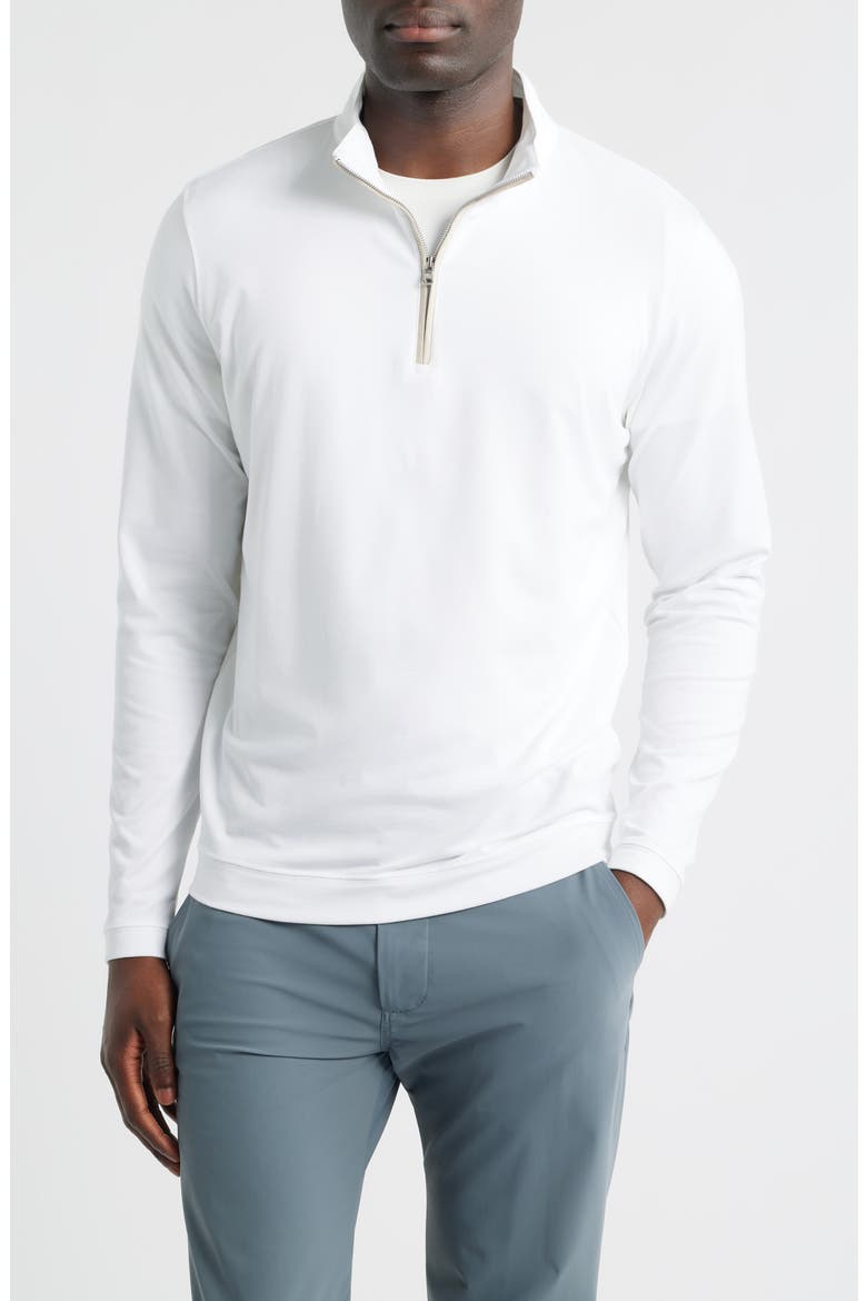 Peter Millar Crown Crafted Albatross Quarter Zip (Men) | Nordstrom