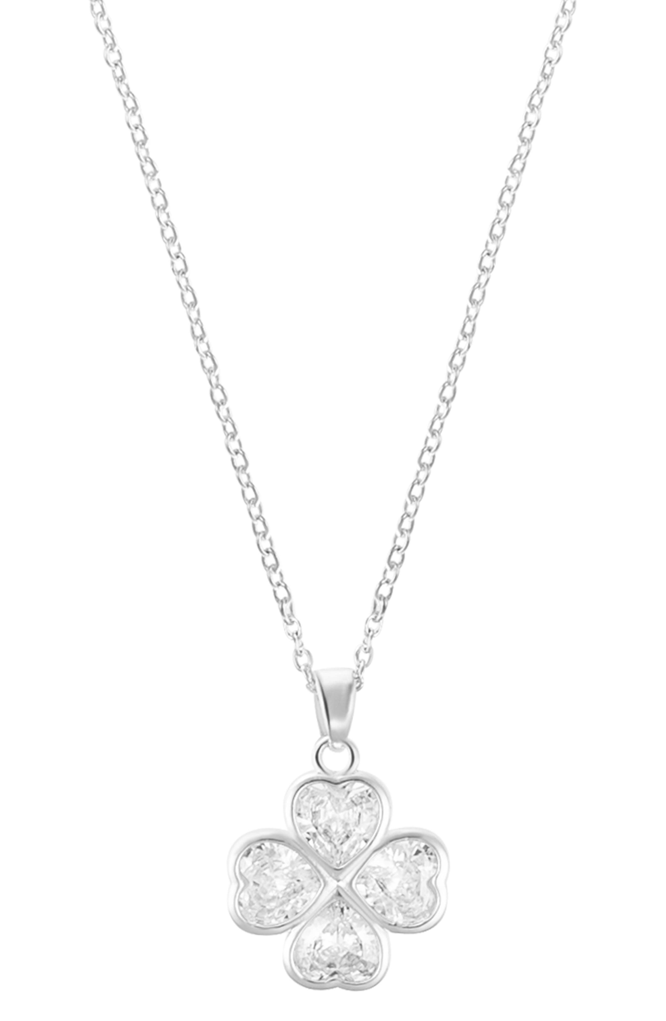 Adornia Clover Pendant Necklace