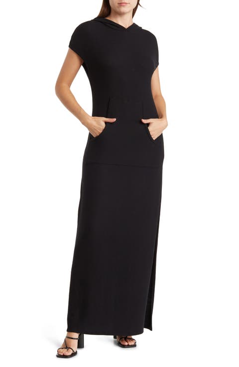 Short Sleeve Hoodie Dress
