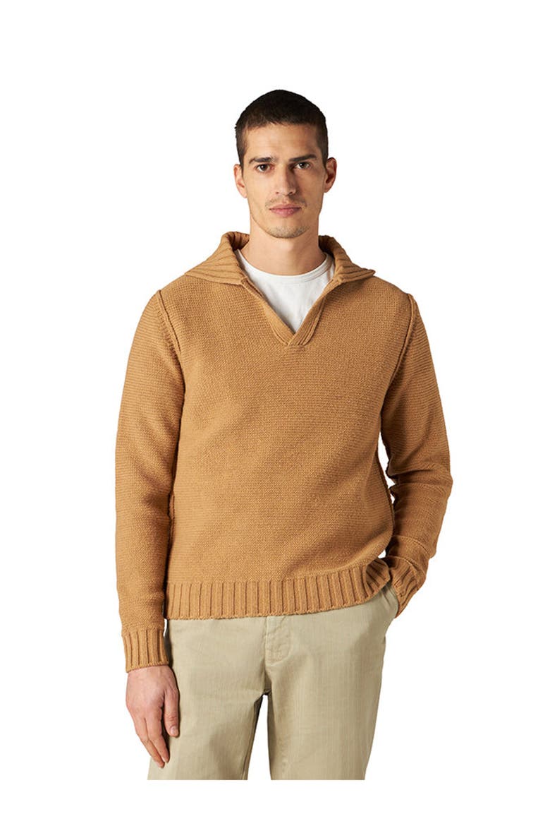 Cornell V-Neck Sweater, Alternate, color, BEIGE
