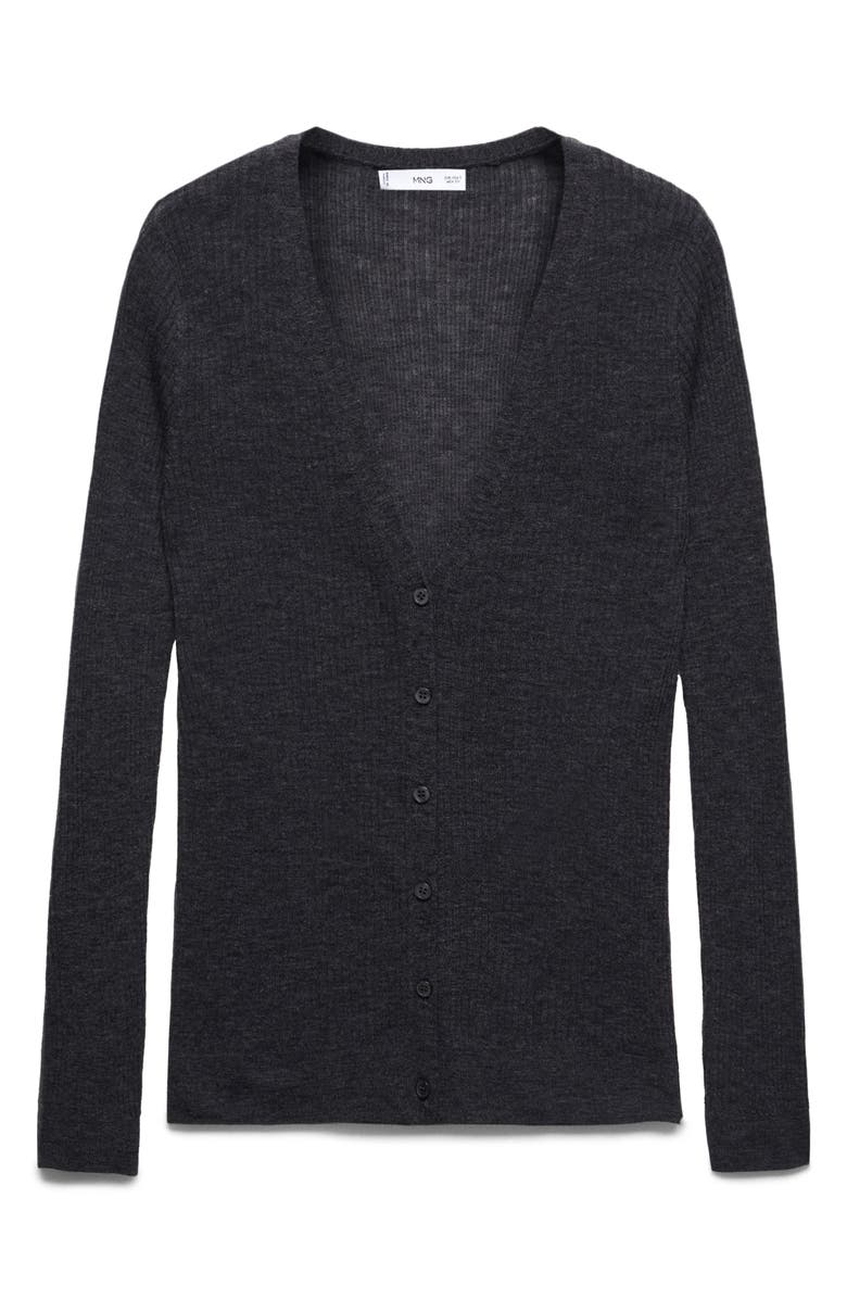 MANGO Wool Cardigan, Alternate, color,