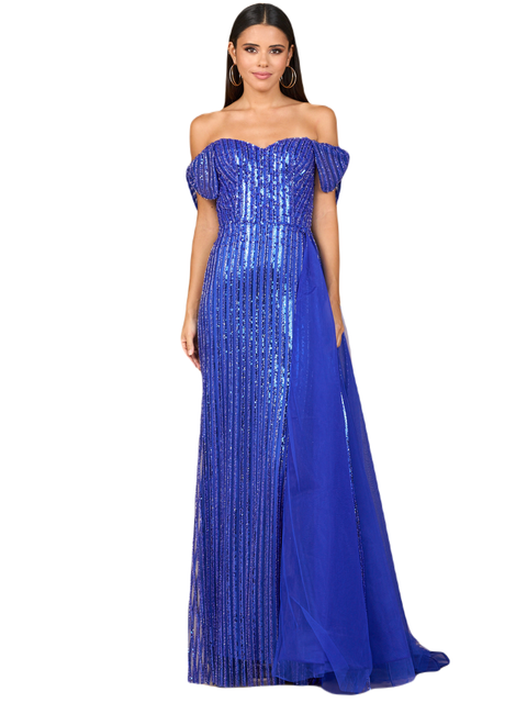 Off Shoulder Fitted Gown