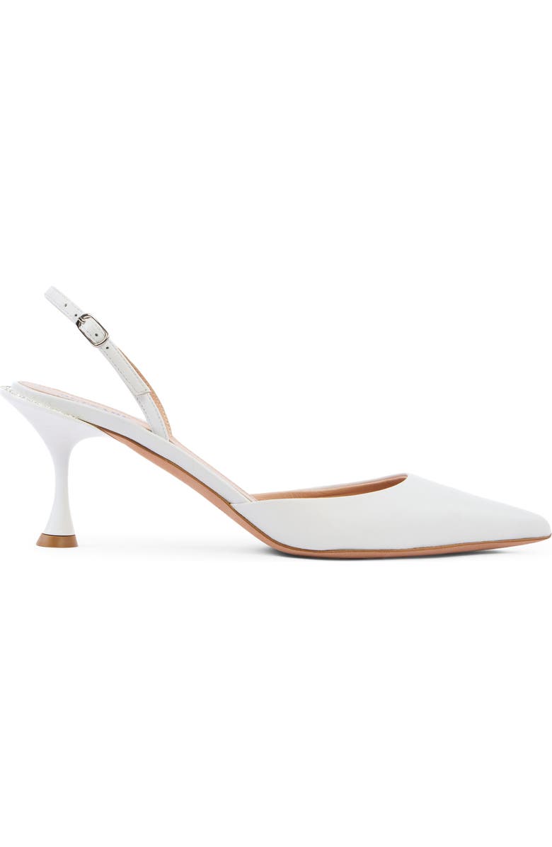 BETZÁBE Sofia Crystal Embellished Slingback Pump, Alternate, color, White Calf