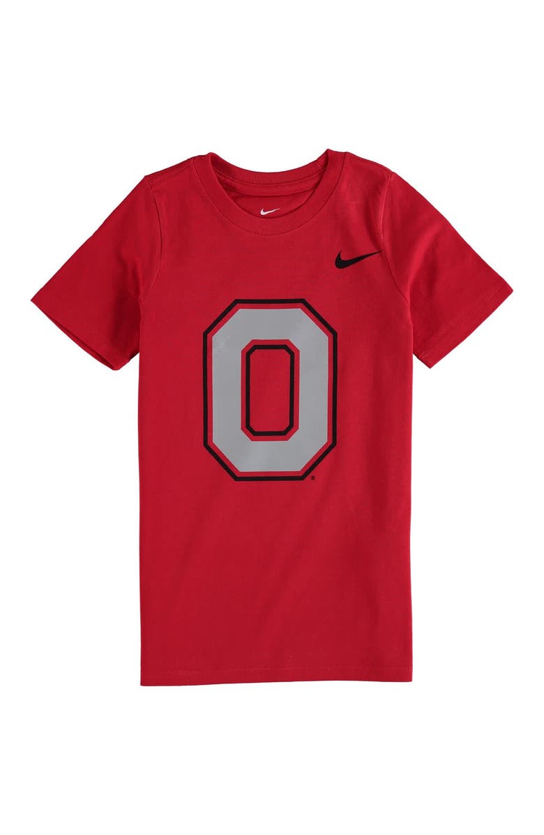 Nike Preschool Nike Scarlet Ohio State Buckeyes Logo Performance T-Shirt, Alternate, color, Scarlet