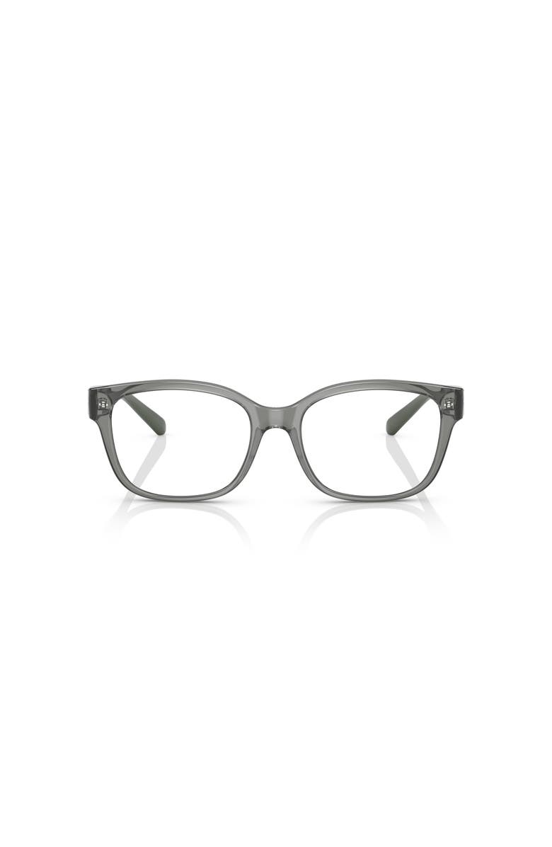 Armani Exchange 53mm Rectangle optical glasses, Alternate, color, Green