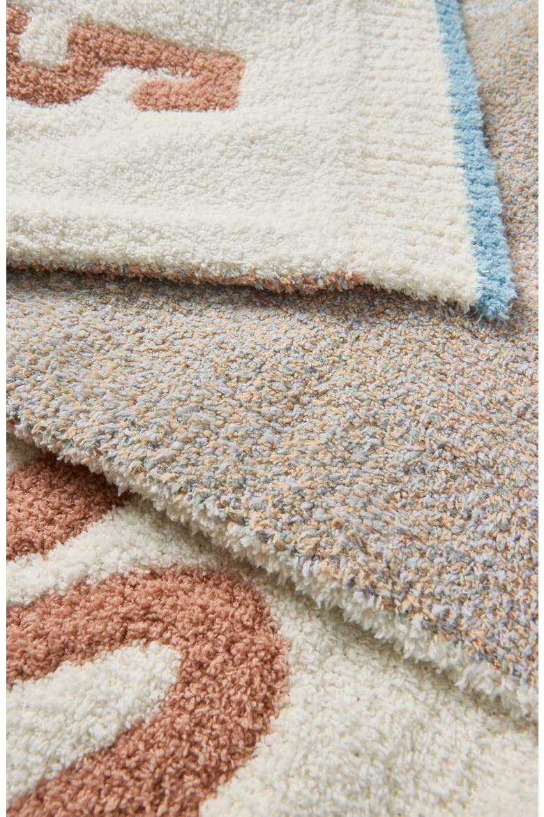CozyChic® Number Stroller Blanket, Alternate, color, HONEYCOMB MULTI
