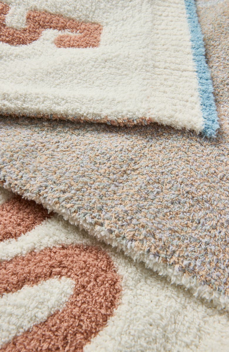 Barefoot Dreams<sup>®</sup> CozyChic<sup>®</sup> Number Stroller Blanket, Alternate, color, Honeycomb Multi