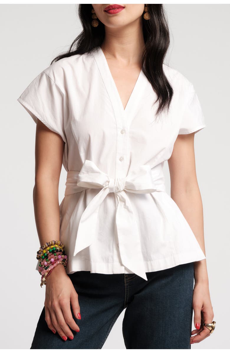 Frances Valentine Eve Top, Main, color, White
