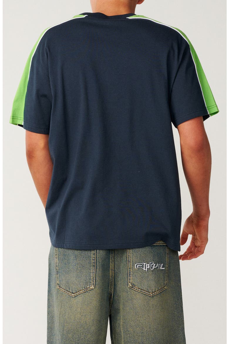 Archive Up Top Graphic Cotton T-Shirt, Alternate, color, DARK NAVY