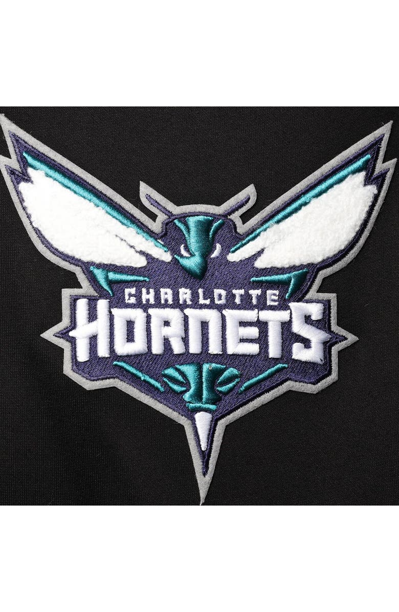 PRO STANDARD Men's Pro Standard Black Charlotte Hornets Logo Pullover Hoodie, Alternate, color, Black