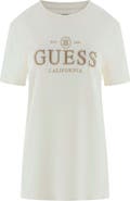 GUESS Arabella Graphic Print Organic Cotton Blend T-Shirt