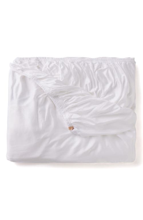Lunya The Quintessential Fitted Sheet In White