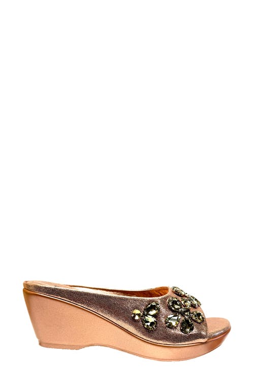 Ninety Union Cairo Wedge Sandal In Champagne