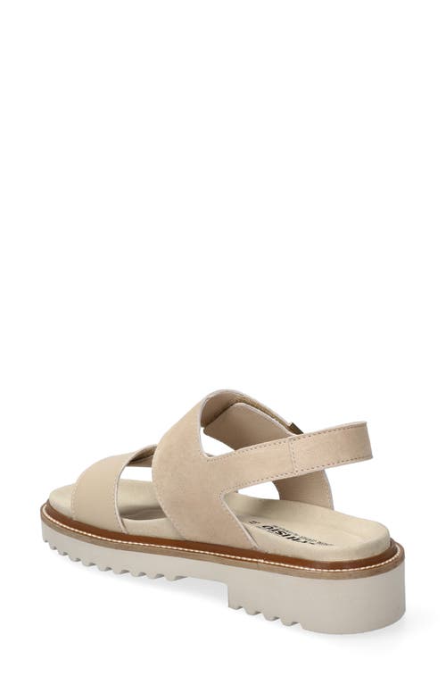 Mephisto Violane Platform Sandal In Light Sand