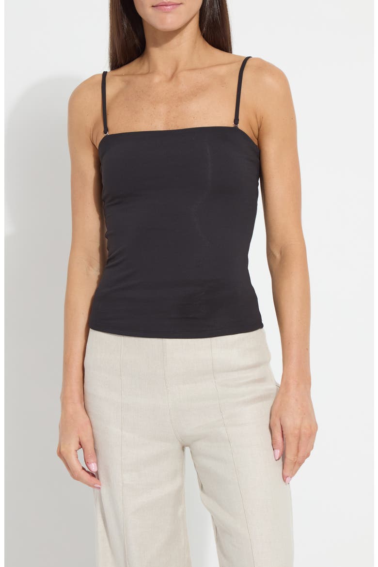 Paolina Bandeau Top, Alternate, color, BLACK
