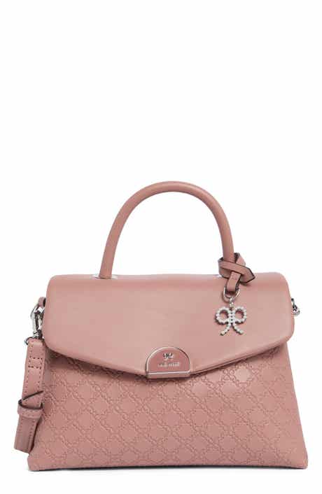 Clarimond Faux Leather Top Handle Flap Bag