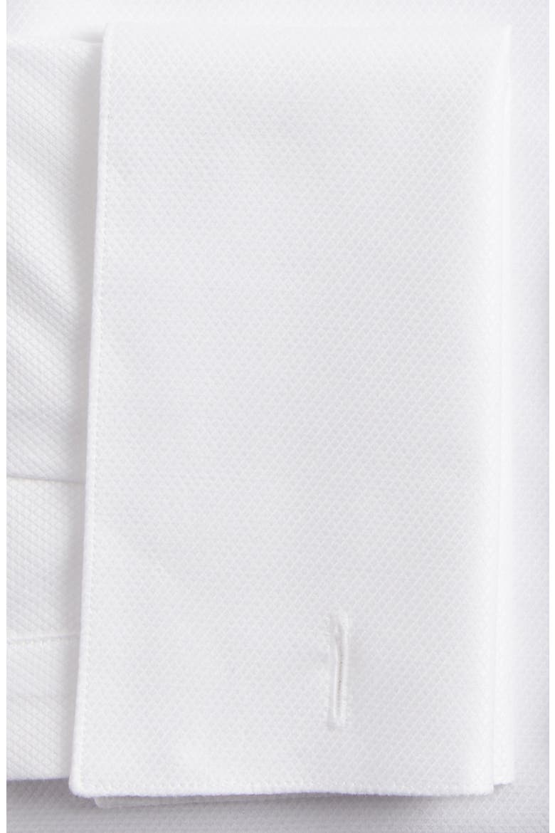 Slim Fit Tuxedo Shirt, Alternate, color, WHITE
