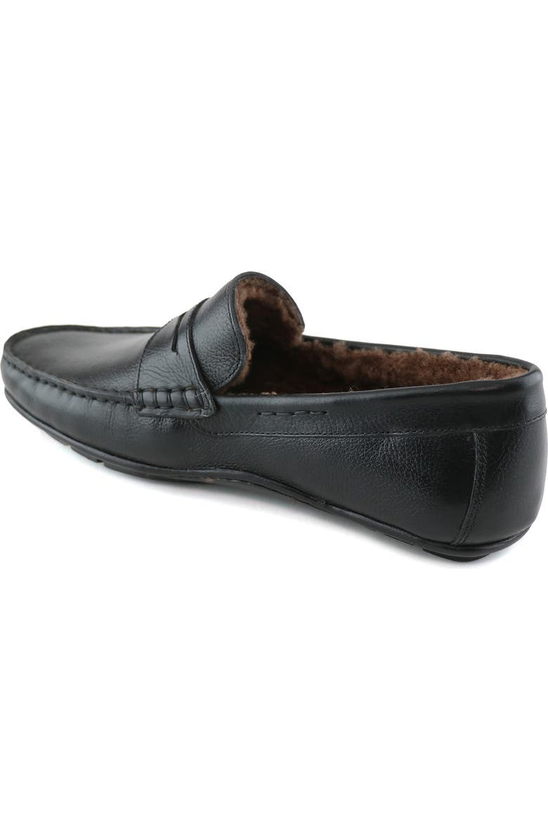 Marc Joseph New York Prospect Park Genuine Shearling Lined Driving Shoe, Alternate, color,