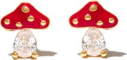 Girls Crew Magical Mushroom Stud Earrings