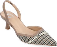 Journee Collection Nellia Slingback Pointed-Toe Pump
