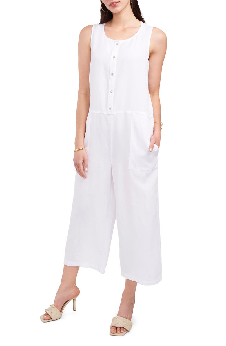 Vince Camuto Sleeveless Crop Jumpsuit, Main, color, 