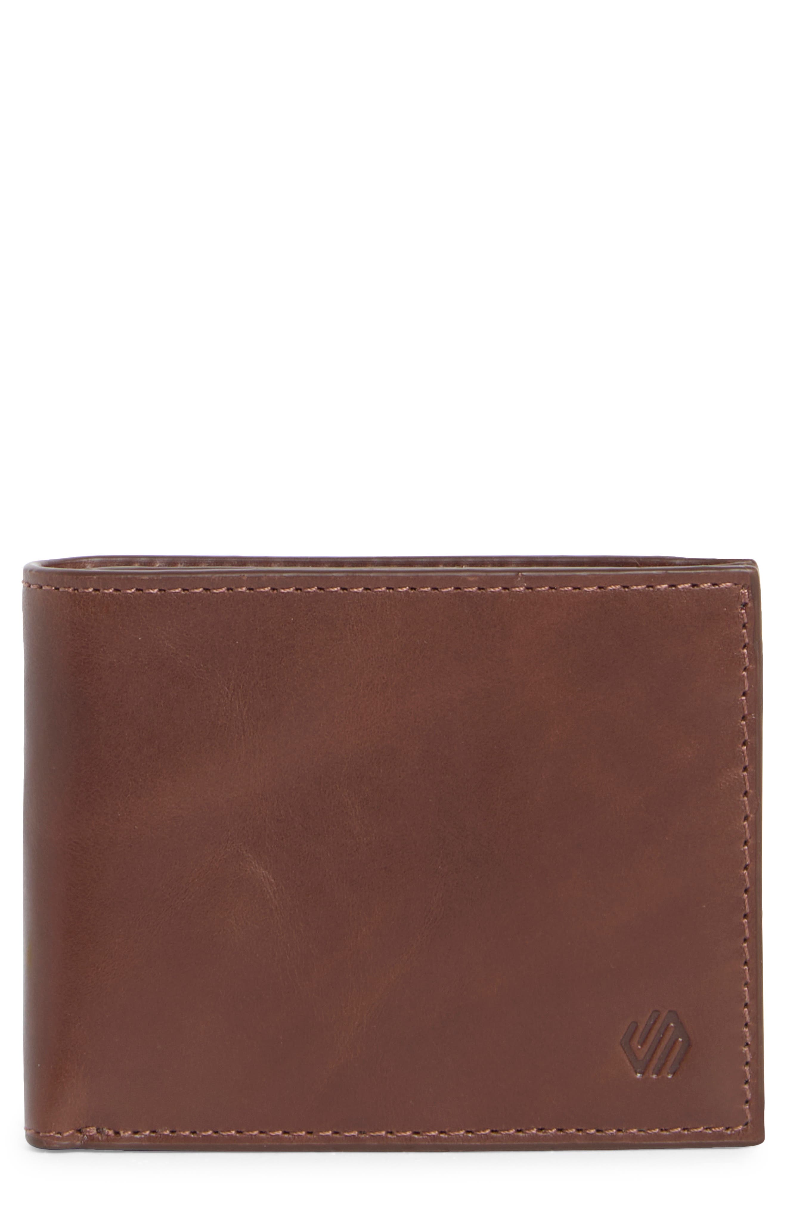 Johnston & Murphy Hunter Glazed Leather Bifold Wallet