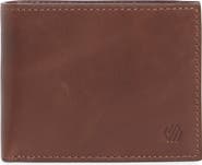 Johnston & Murphy Hunter Glazed Leather Bifold Wallet