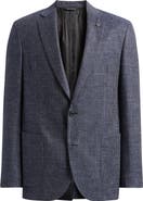 AllSaints Rudy Slim Fit Solid Wool Blend Sport Coat