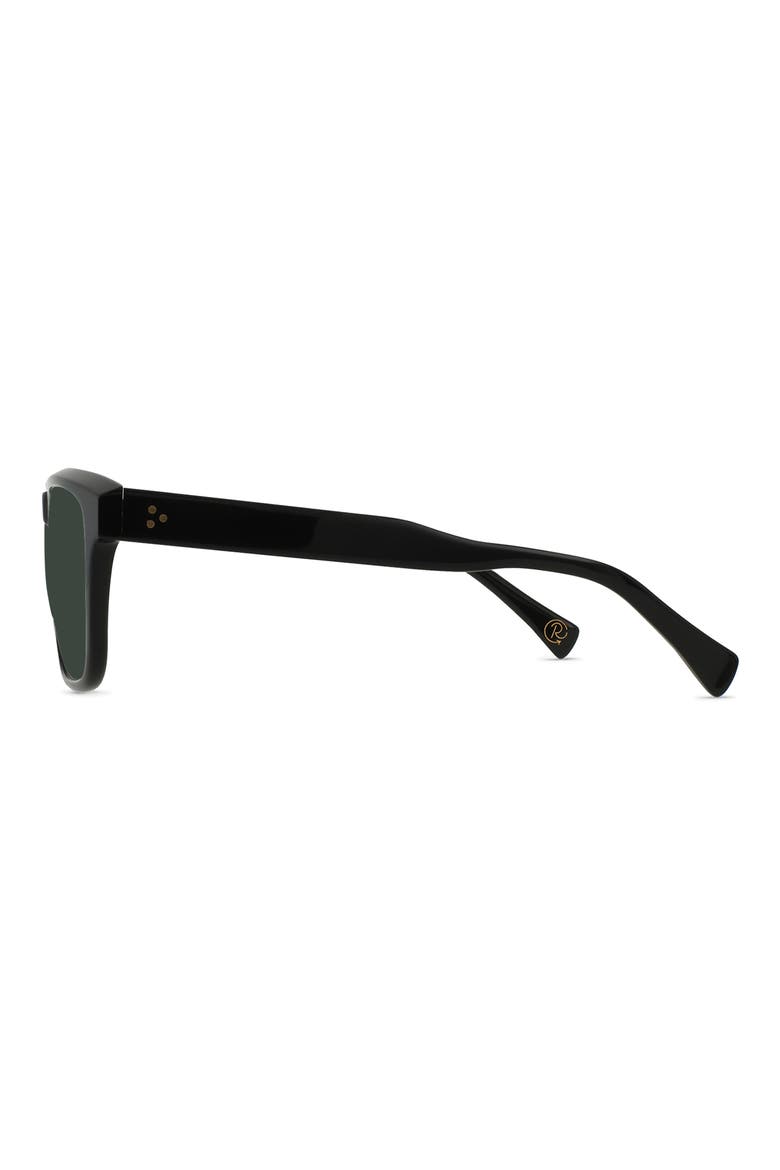 Lumis 54mm Polarized Square Sunglasses, Alternate, color, RECYCLED BLACK/ GREEN POLAR