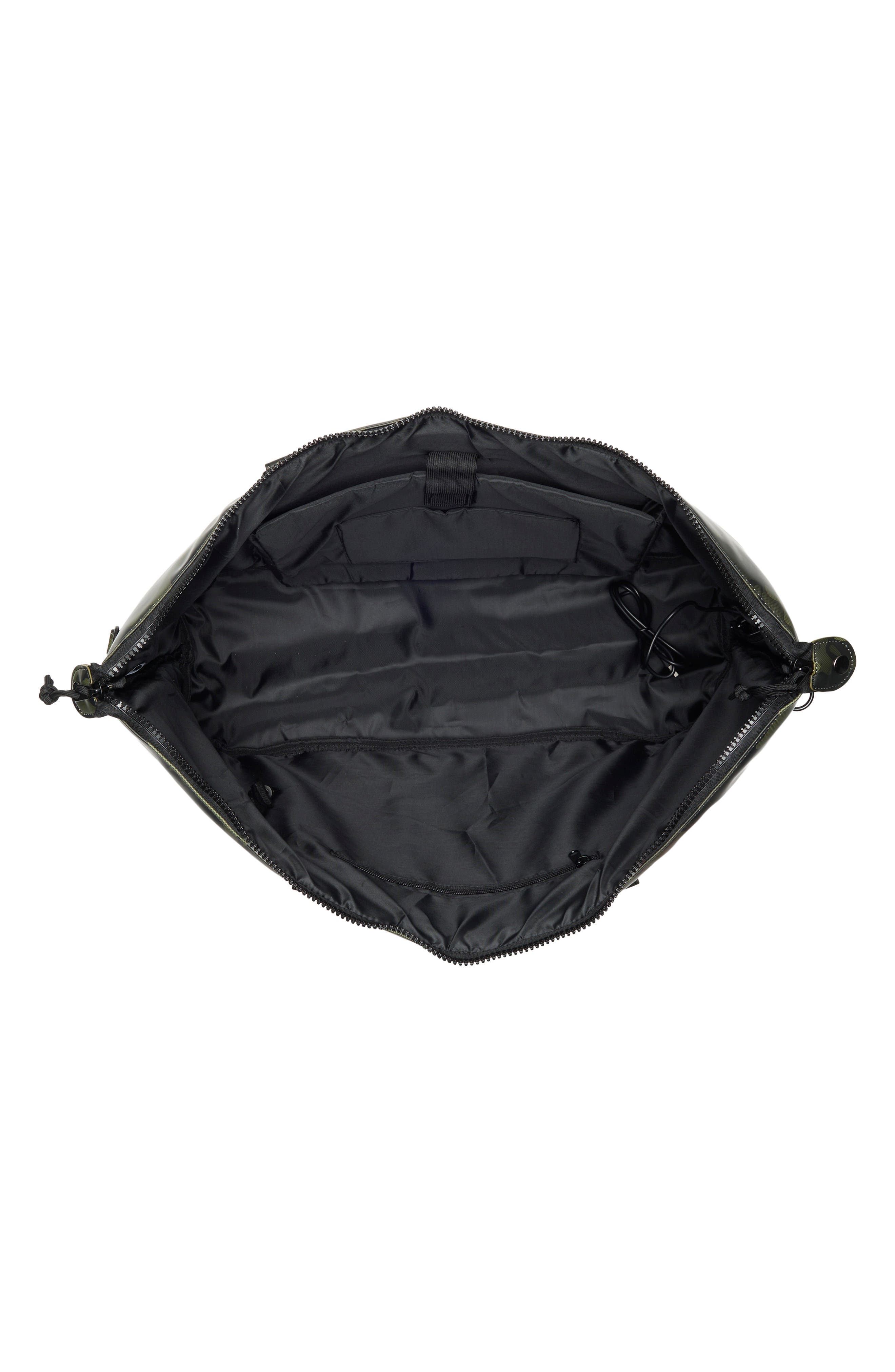 Rubberized Duffle, Alternate, color, OLIVE
