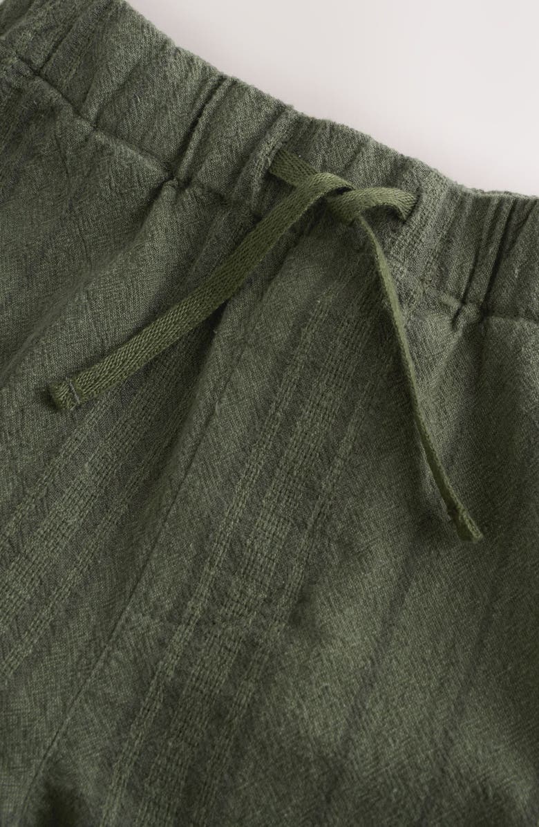 NEXT Kids' Textured Camp Shirt & Shorts Set, Alternate, color, Green