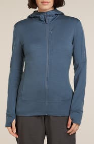 Icebreaker 260 Quantum Merino Wool Hooded Jacket