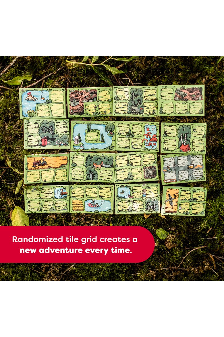 Stuglandet Cabin Toss Board Game, Alternate, color, Red Multi