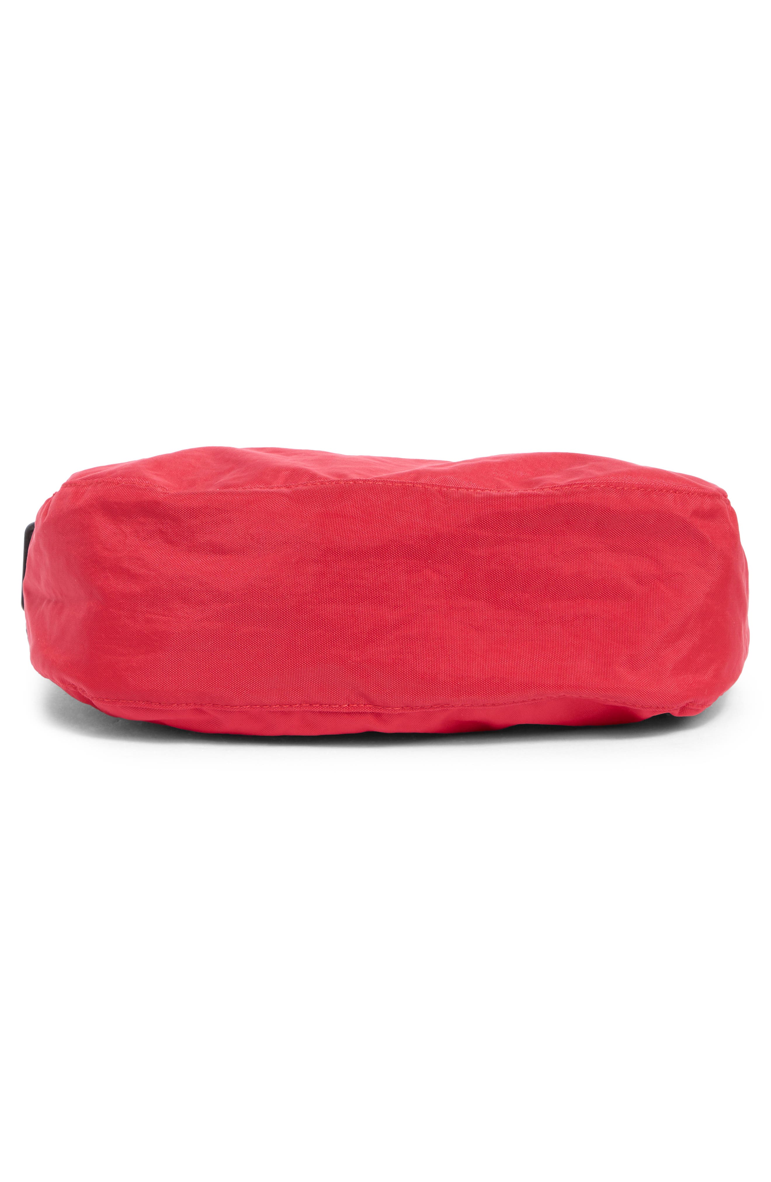 Baggu Small Nylon Crescent Bag, Alternate, color, Candy Apple