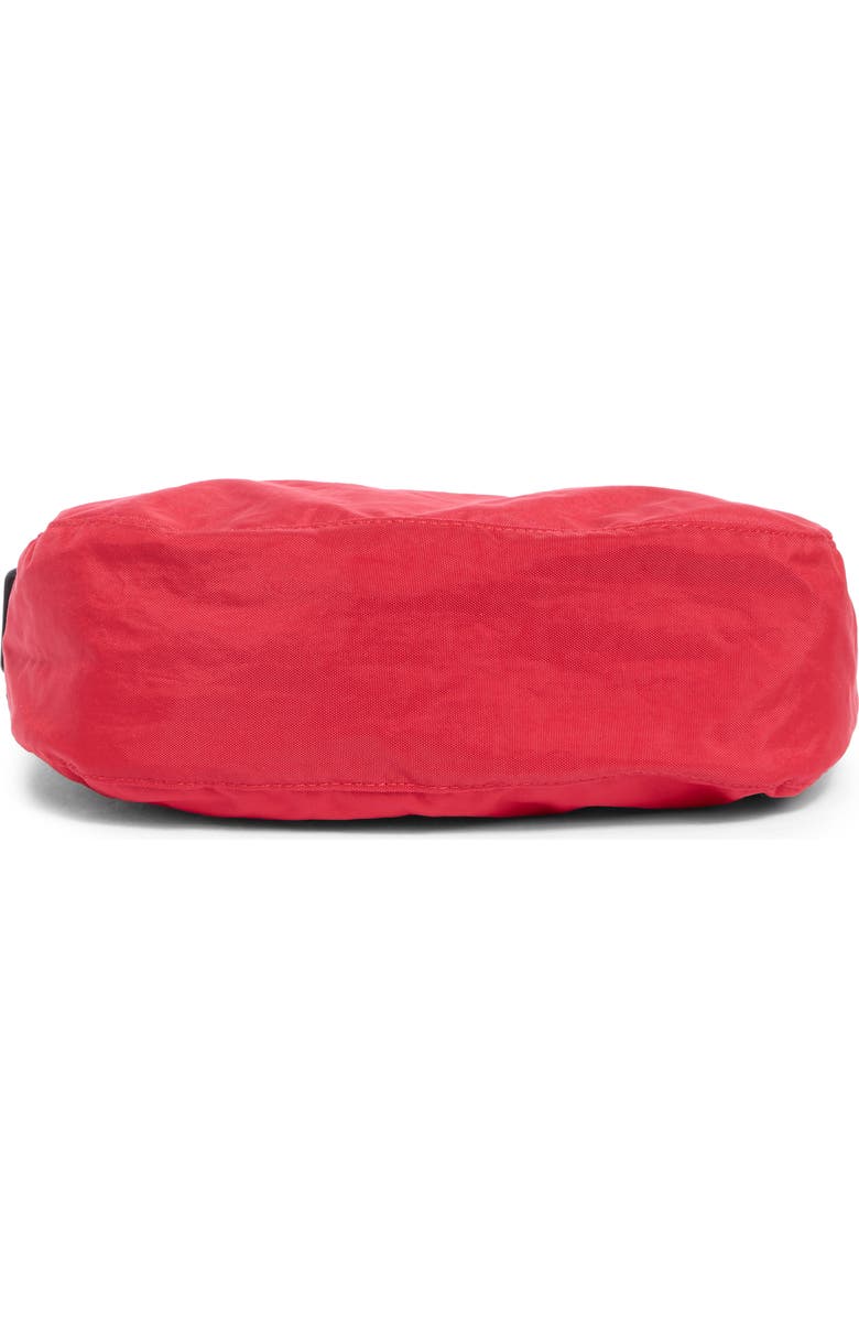 Baggu Small Nylon Crescent Bag, Alternate, color, Candy Apple