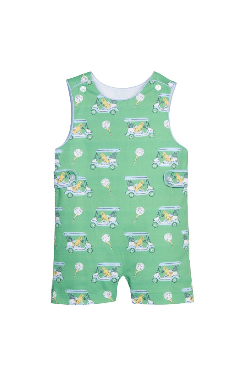 Little English Kids' Button Tab John John, Main, color, Paws On Par