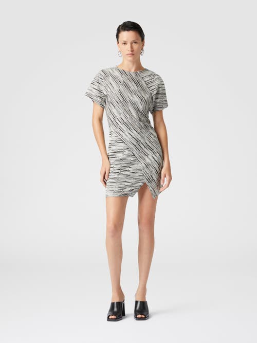 Missoni Wrap Mini Dress In Multicoloured