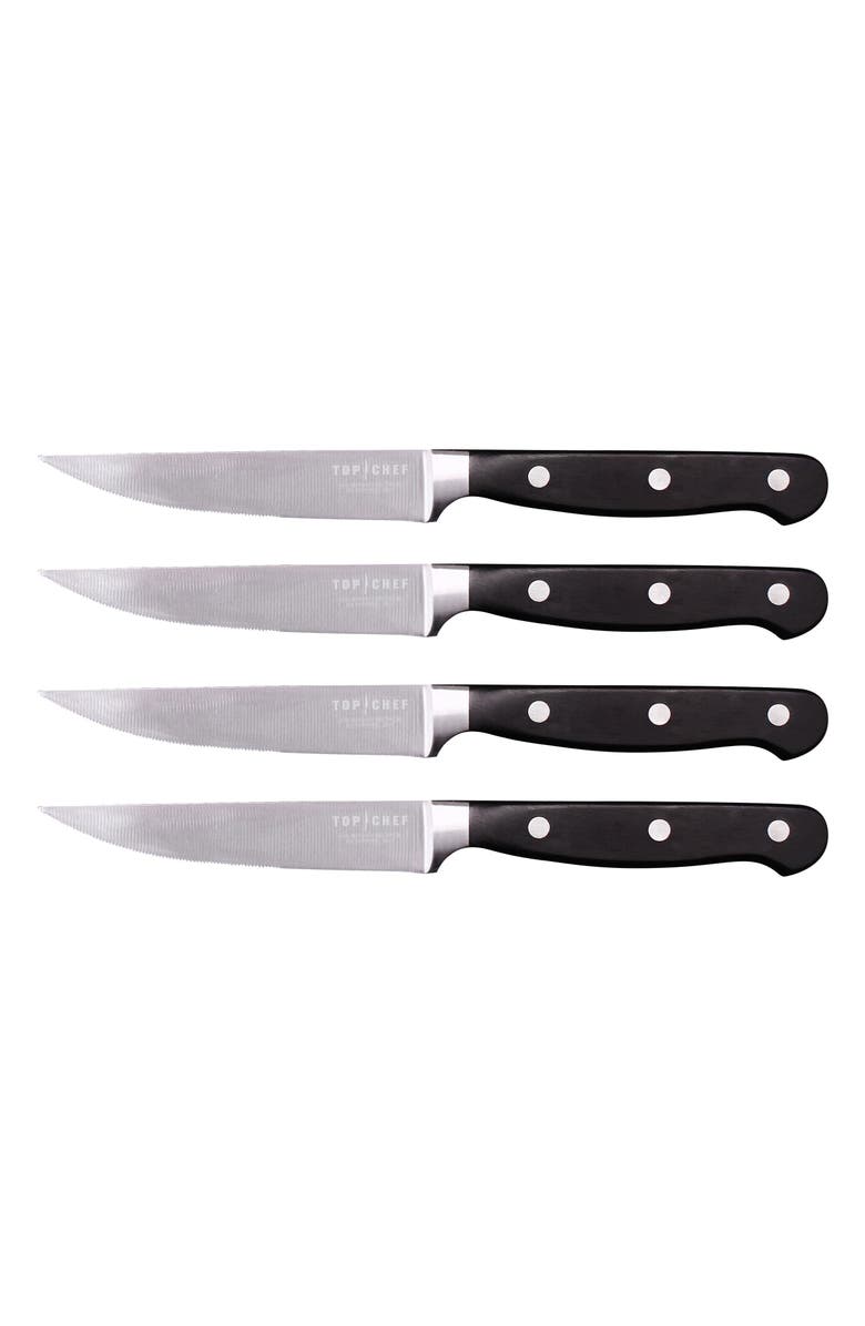 TOP CHEF Premier 4-Piece Steak Knife Set, Main, color,
