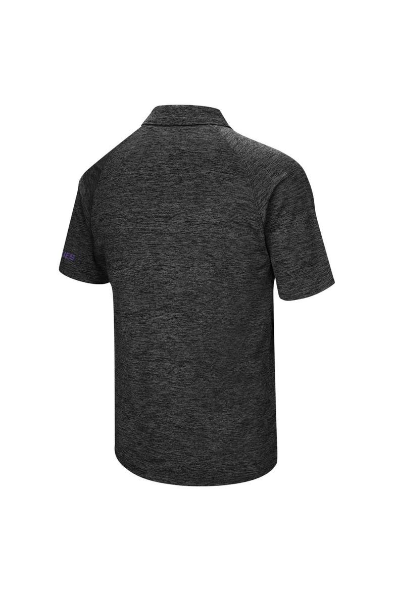 Men's Colosseum Black Washington Huskies Big & Tall Down Swing Polo, Alternate, color, Black