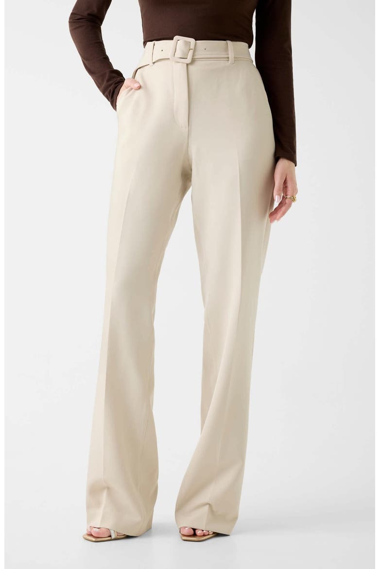 Leila Belted Straight Leg Pants, Main, color, MEDIUM