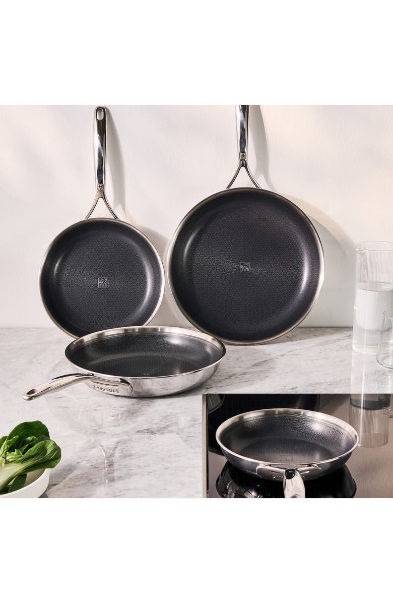 ZWILLING Peak Nonstick Stainless Steel 10-Inch Fry Pan, Alternate, color, Stainless Steel