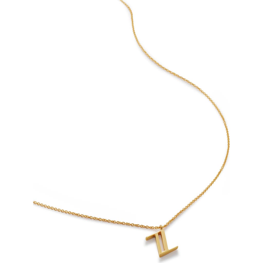 Monica Vinader Initial Pendant Necklace