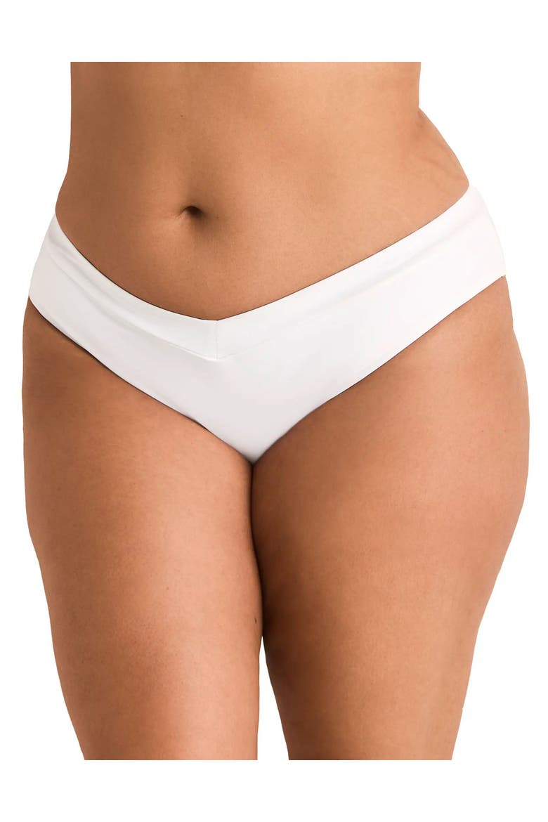 Demi Swimwear Bikini Bottom, Main, color, White